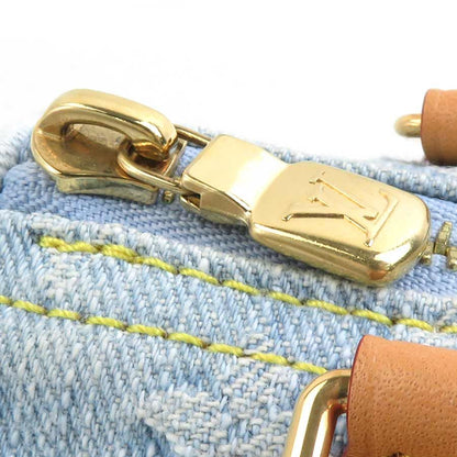 Louis Vuitton Shoulder Bag Monogram Denim Nano Speedy Sky Blue — view 7