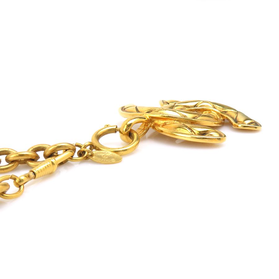 Chanel Necklace CC Logo — view 3