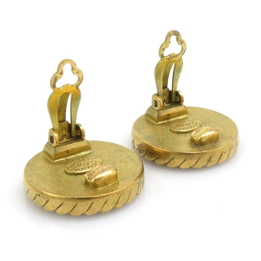 Chanel Earrings CC Logo — view 7
