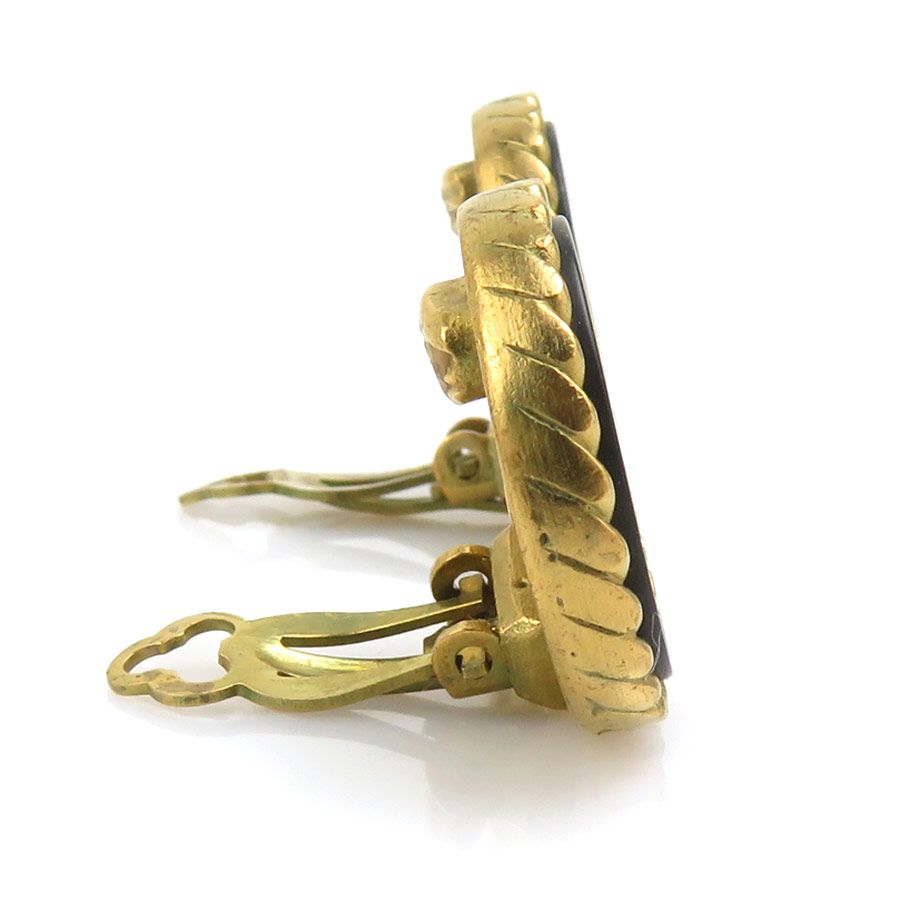 Chanel Earrings CC Logo — view 2