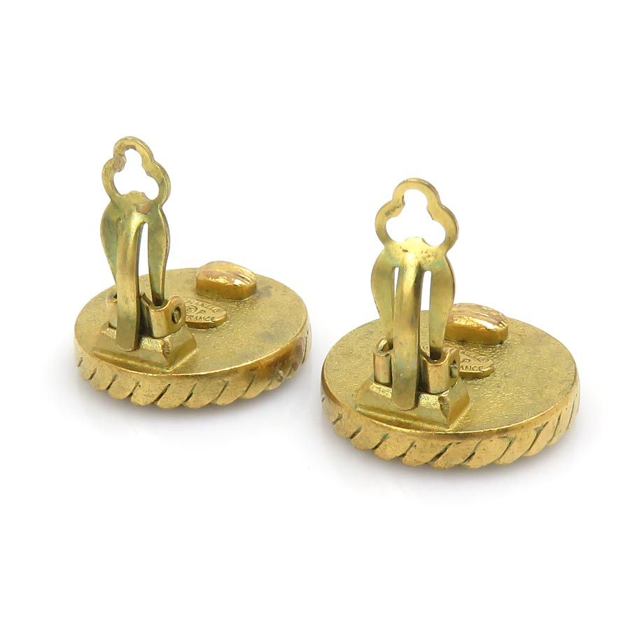Chanel Earrings CC Logo — view 6