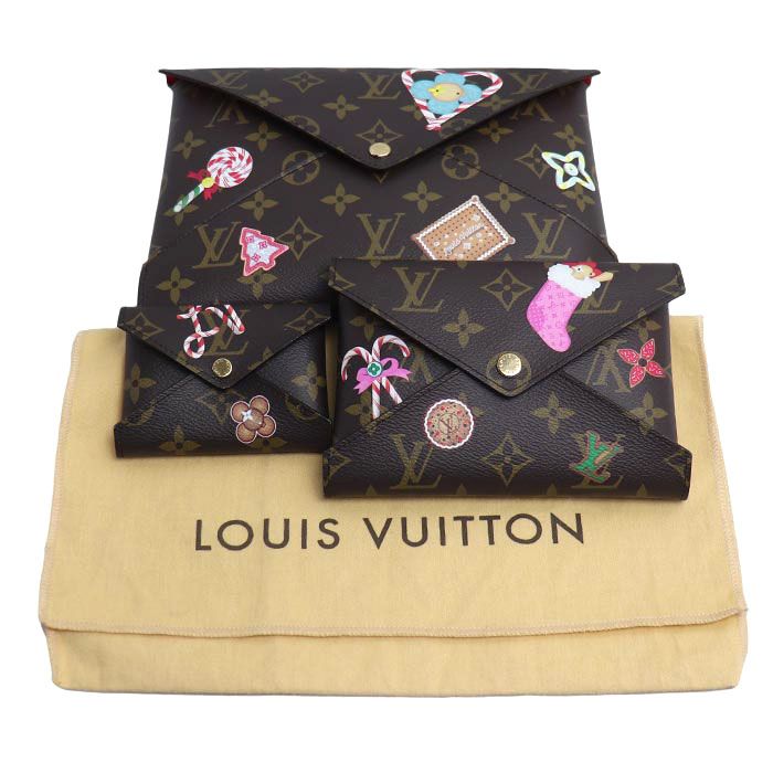 Louis Vuitton Pochette Kirigami Monogram Brown Christmas Limited — view 8