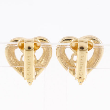 Dior CD Heart Earrings Set Gold Plated Necklace — view 9