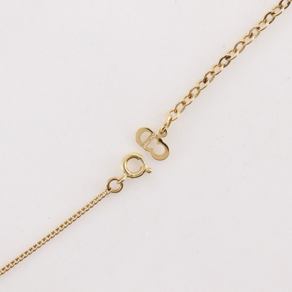 Dior CD Heart Earrings Set Gold Plated Necklace — view 6