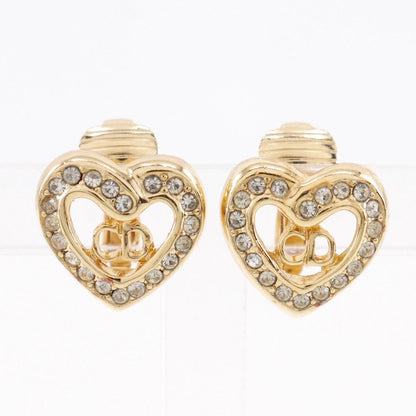 Dior CD Heart Earrings Set Gold Plated Necklace — view 7