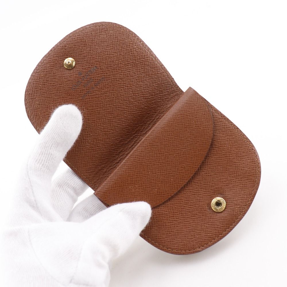 Louis Vuitton Porte Monnaie Guse Monogram Canvas Brown Coin — view 6