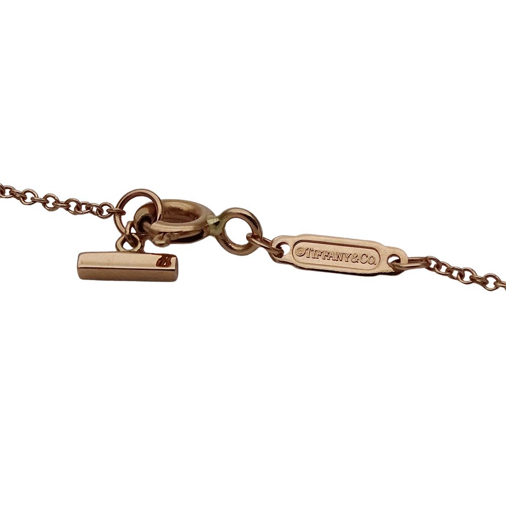 Tiffany & Co. Necklace T Smile Mini Pink Gold — view 6