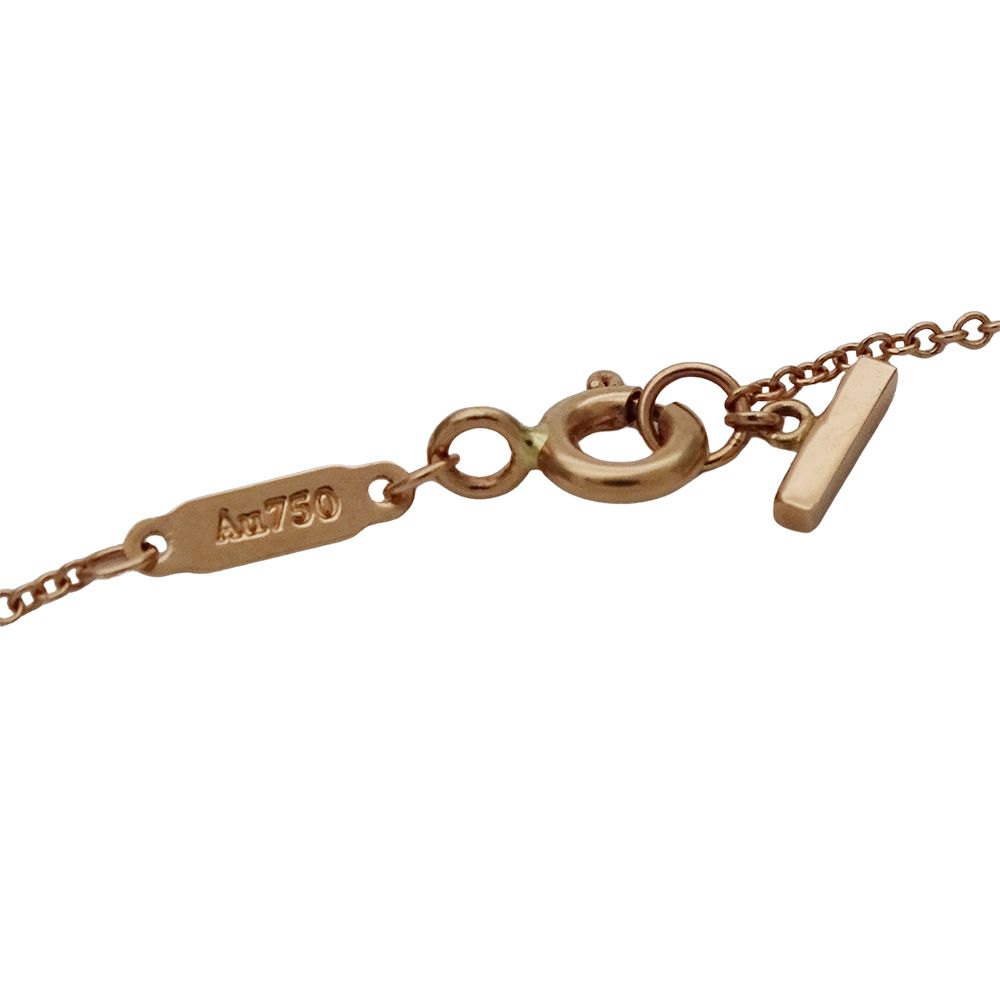 Tiffany & Co. Necklace T Smile Mini Pink Gold — view 5