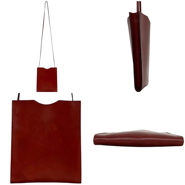 Hermes Shoulder Bag Onimaitou Brown Leather — view 2
