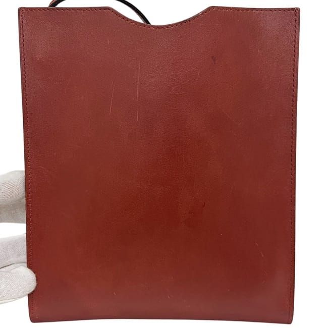 Hermes Shoulder Bag Onimaitou Brown Leather — view 6
