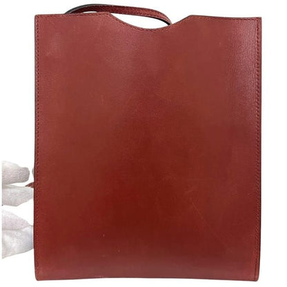 Hermes Shoulder Bag Onimaitou Brown Leather — view 7