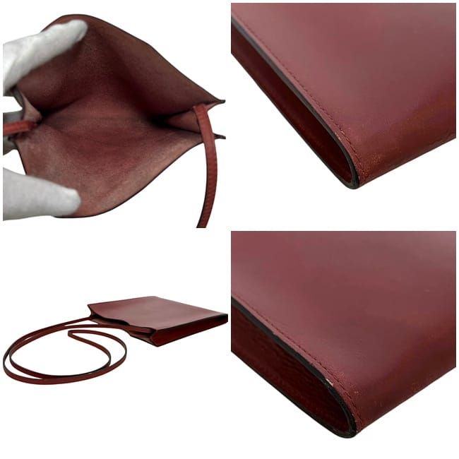 Hermes Shoulder Bag Onimaitou Brown Leather — view 3