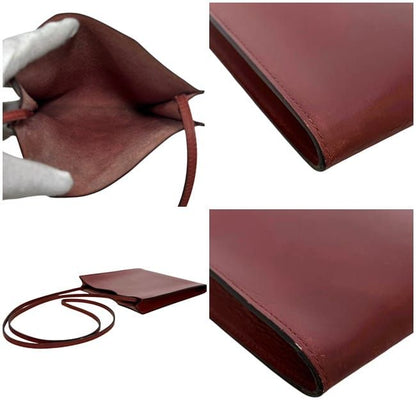 Hermes Shoulder Bag Onimaitou Brown Leather — view 3