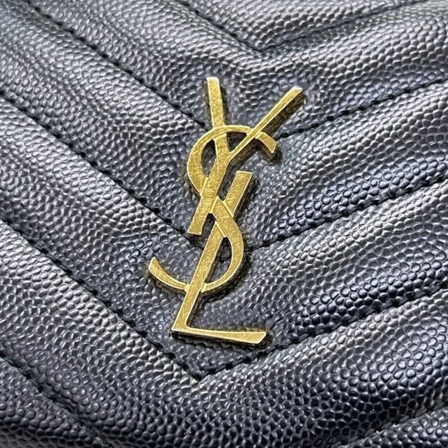 Saint Laurent Bifold Wallet Black Leather — view 6
