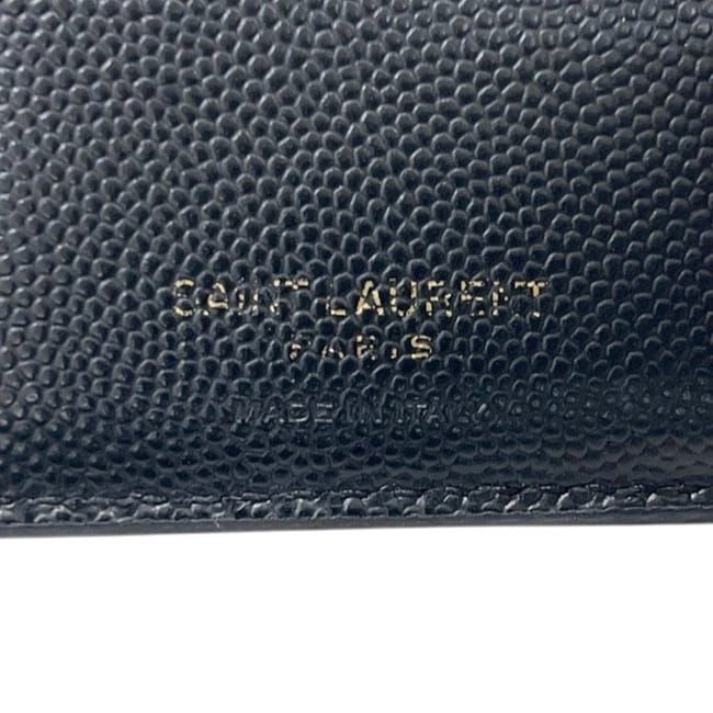 Saint Laurent Bifold Wallet Black Leather — view 5