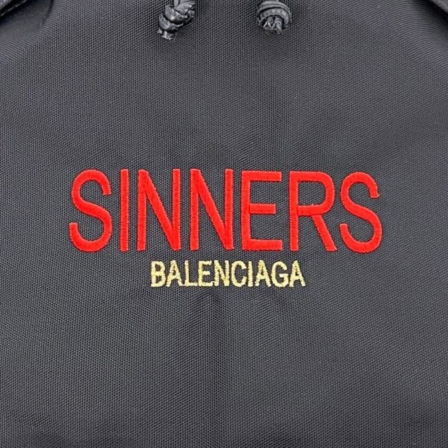 Balenciaga Backpack Black Leather Canvas — view 8