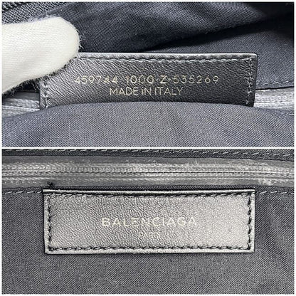 Balenciaga Backpack Black Leather Canvas — view 5