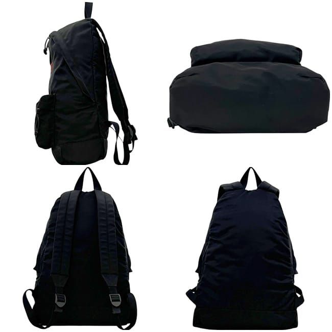 Balenciaga Backpack Black Leather Canvas — view 2