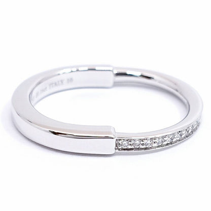 Tiffany & Co. 18K White Gold Rock Diamond Ring — view 5
