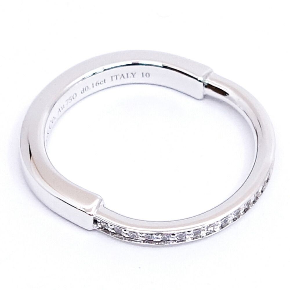 Tiffany & Co. 18K White Gold Rock Diamond Ring — view 8