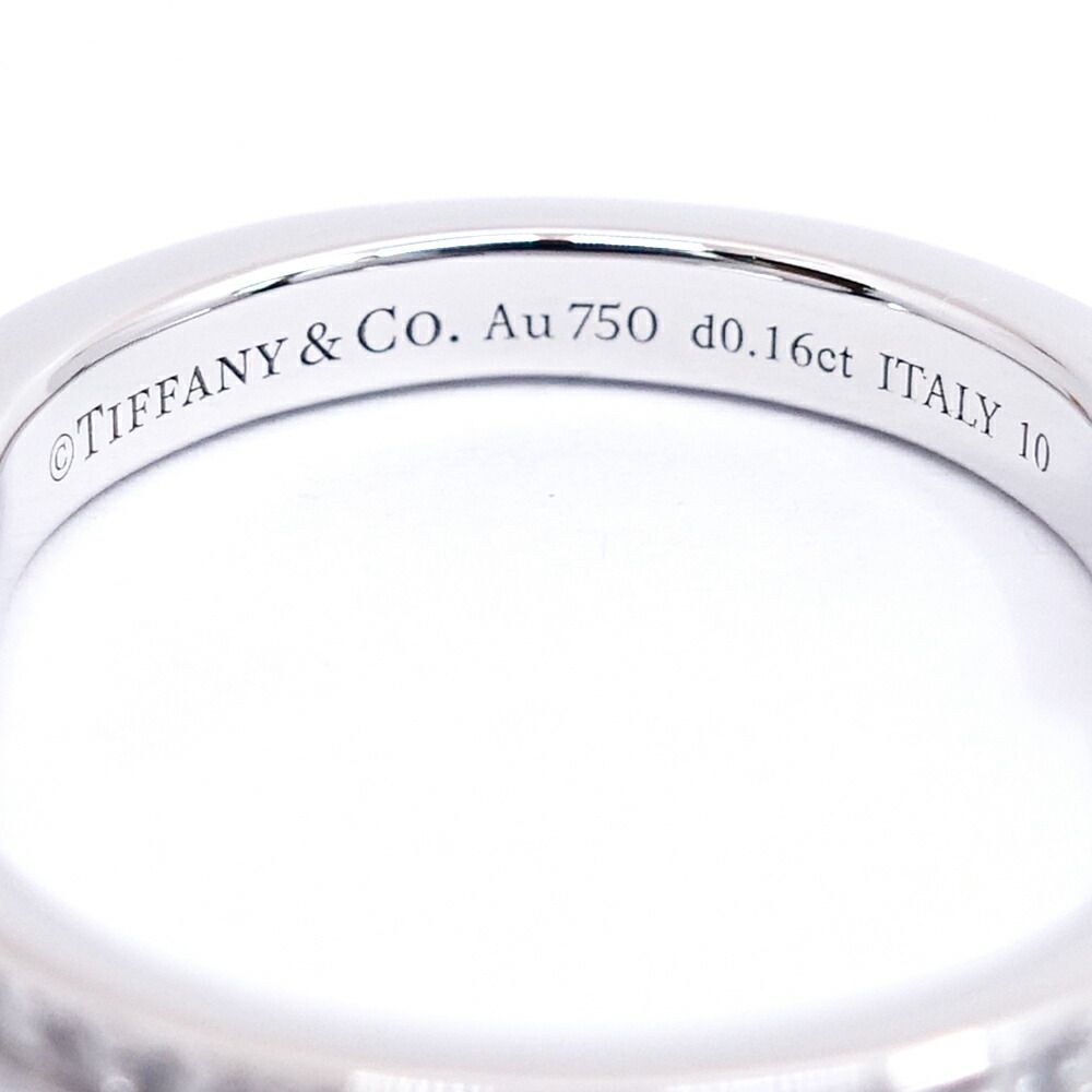 Tiffany & Co. 18K White Gold Rock Diamond Ring — view 7