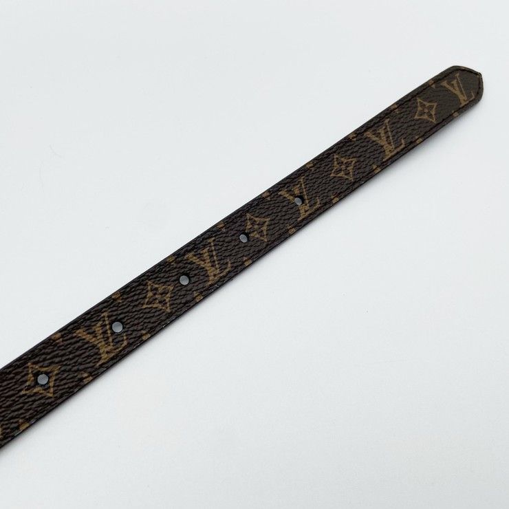 Louis Vuitton Belt LV Duo Reversible Brown Black Monogram — view 4