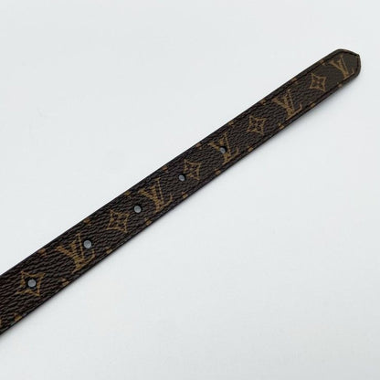 Louis Vuitton Belt LV Duo Reversible Brown Black Monogram — view 4