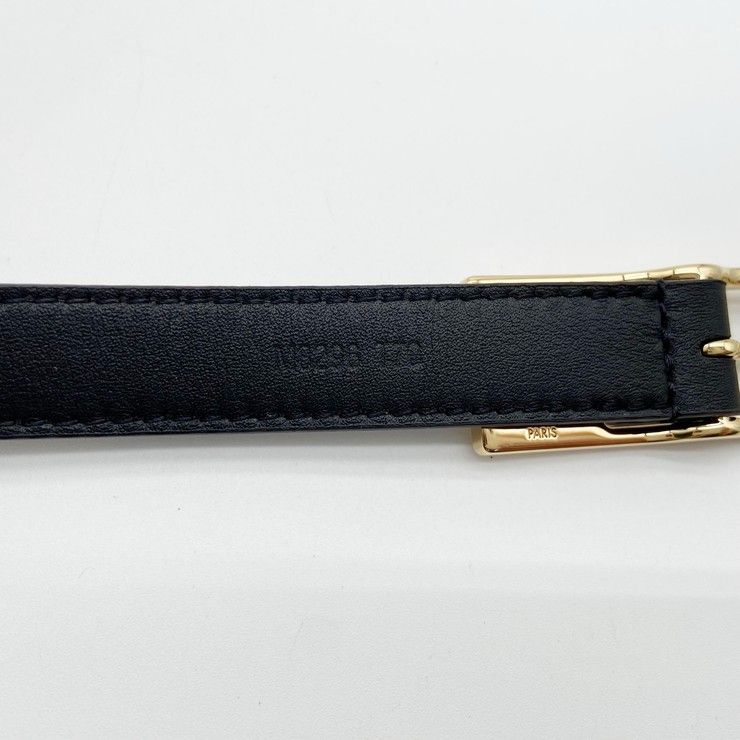 Louis Vuitton Belt LV Duo Reversible Brown Black Monogram — view 6