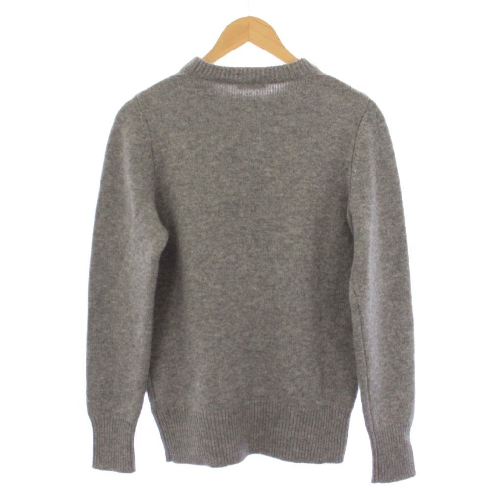Bottega Veneta Knit Sweater Long Sleeve Cashmere 44 Gray — view 2