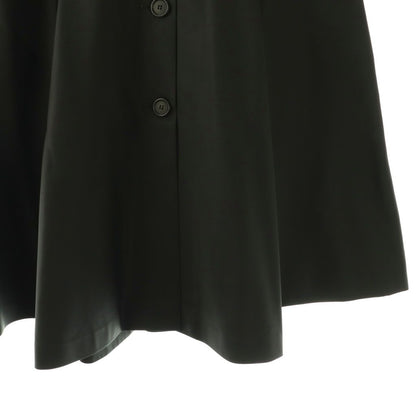 Prada Front Button Mid Mole Long Black Skirt — view 4
