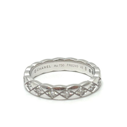 Chanel Ring Coco Crush Full Diamond 18K White Gold Silver — view 4