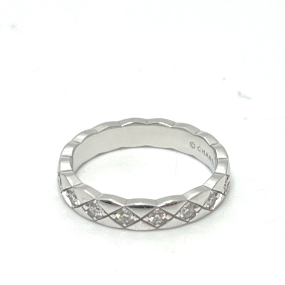 Chanel Ring Coco Crush Full Diamond 18K White Gold Silver — view 2