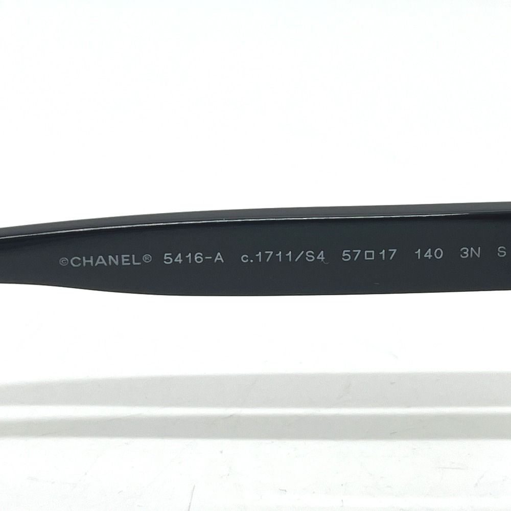 Chanel Sunglasses CC Logo Acetate Black Pink — view 7