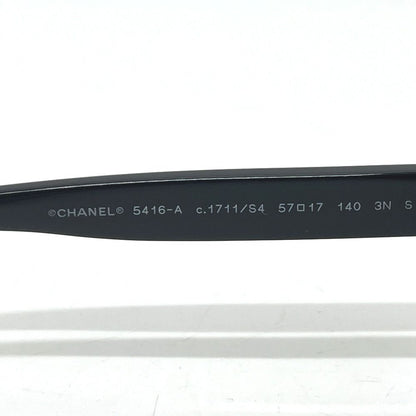 Chanel Sunglasses CC Logo Acetate Black Pink — view 7