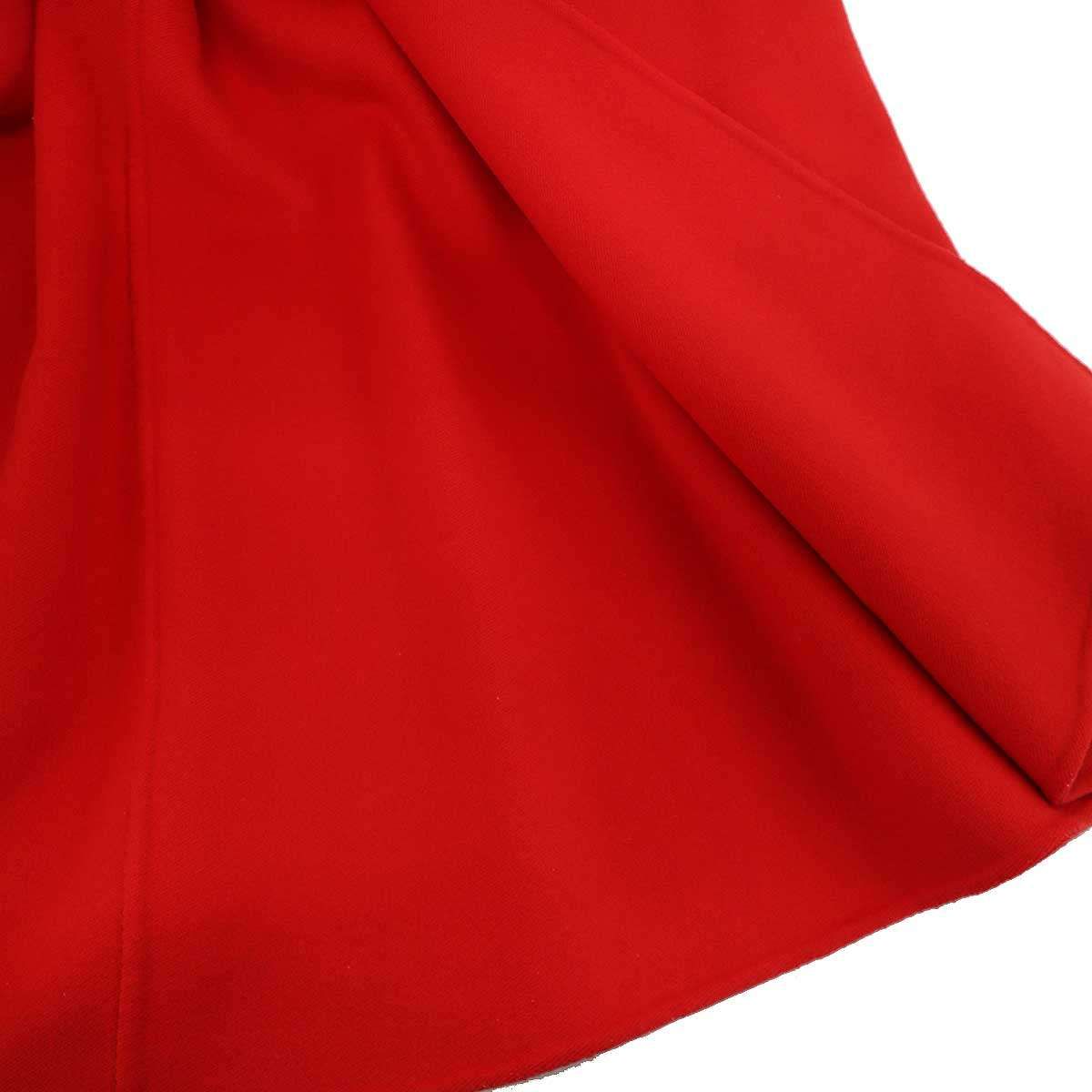 Dior Resort Double Face Cashmere Long Coat Red 34 — view 6