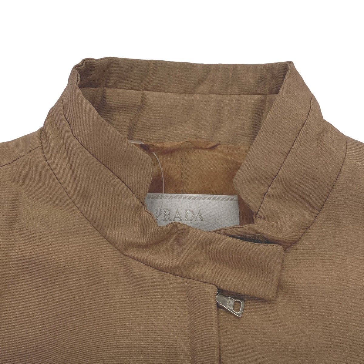 Prada Silk Jacket Beige 42 — view 4