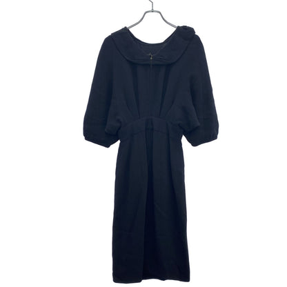 Louis Vuitton Volume Silk Dress Black 34 — view 2
