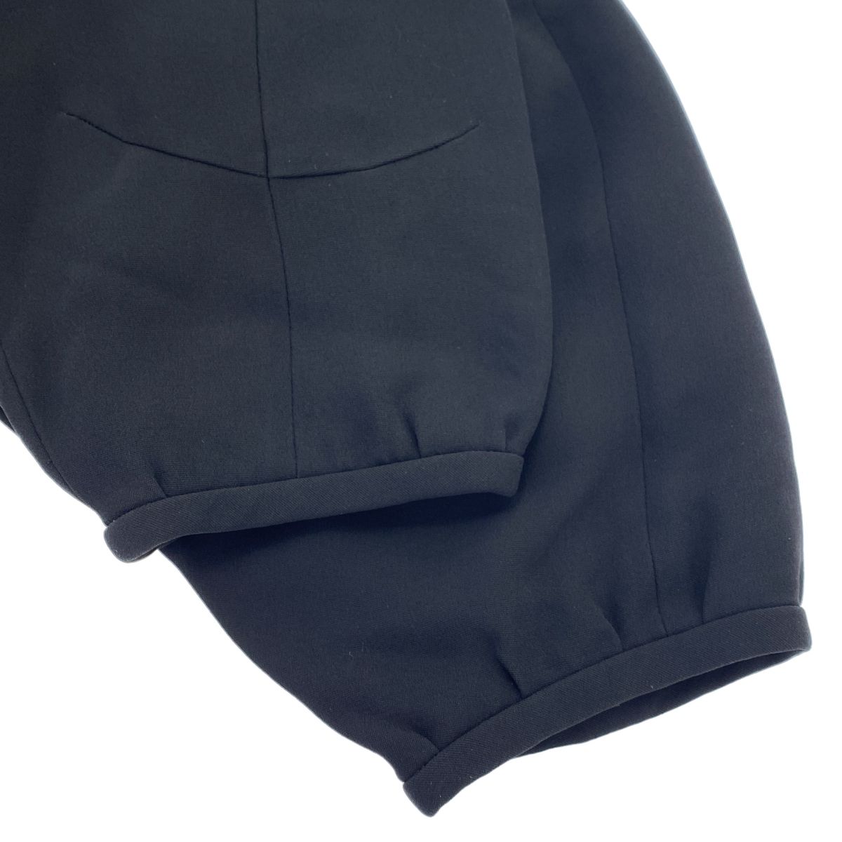 Louis Vuitton Volume Silk Dress Black 34 — view 5