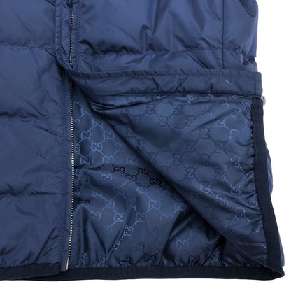 Gucci GG Nylon Down Jacket Navy 36 — view 6