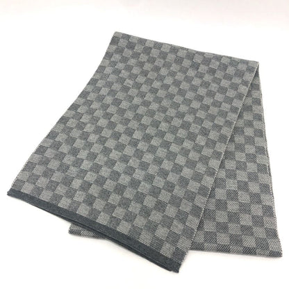 Louis Vuitton Scarf Echarpe Petit Damier Wool Gray — view 6