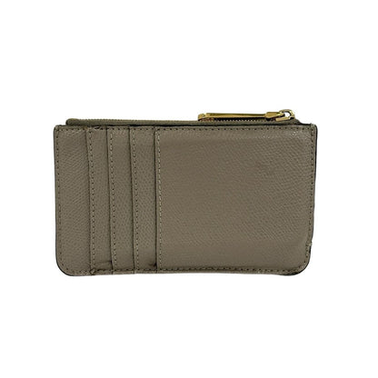 Fendi Card Case F's Beige with Key Ring Leather — view 2
