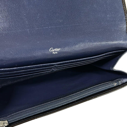 Cartier Wallet Happy Birthday Dark Brown Leather — view 4