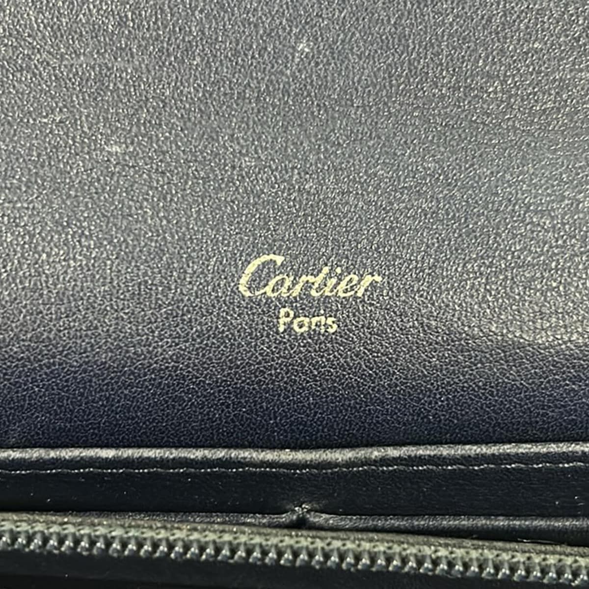 Cartier Wallet Happy Birthday Dark Brown Leather — view 6