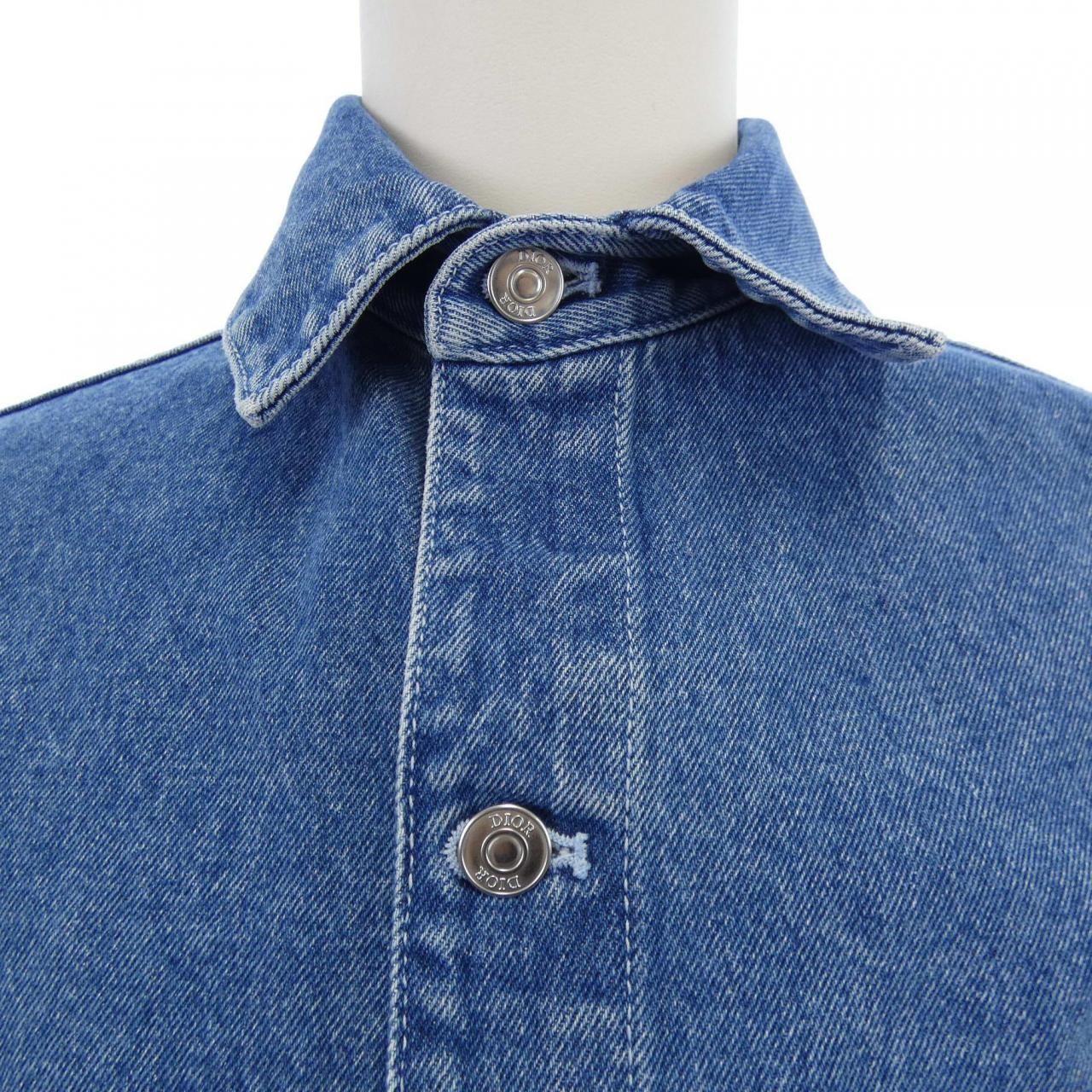 Dior Charm Overshirt Denim Jacket — view 5