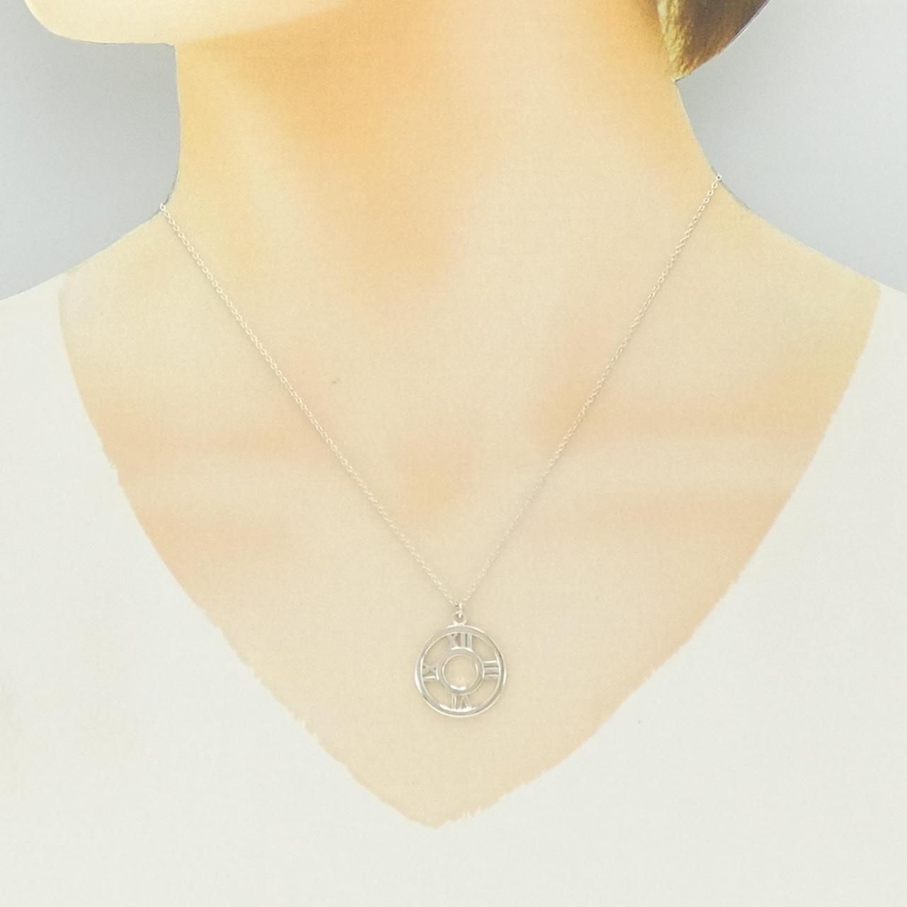 Tiffany & Co. Atlas Open Medallion Necklace — view 6