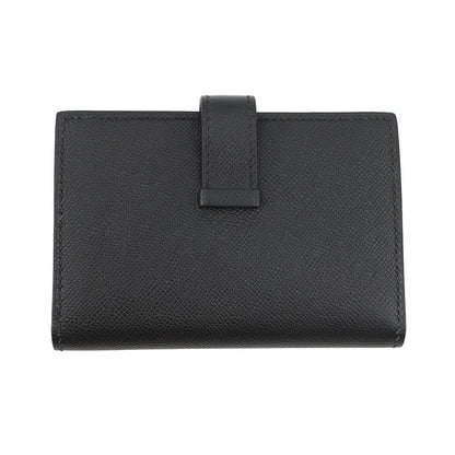 Hermes Card Case Bearn Mini Coin Purse Monochrome Black Vo Madame — view 3