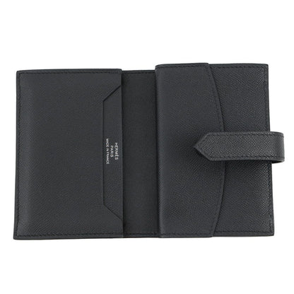 Hermes Card Case Bearn Mini Coin Purse Monochrome Black Vo Madame — view 4