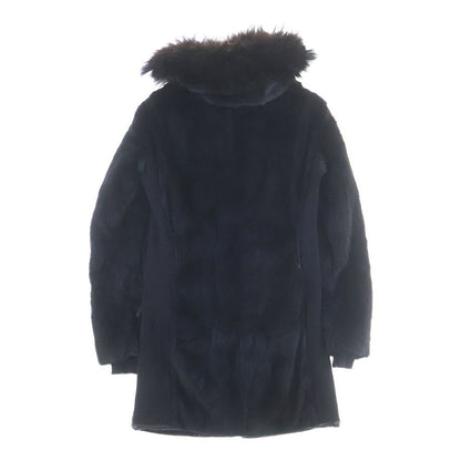 Prada Sport Ham Star Fur Coat Outer Black — view 2