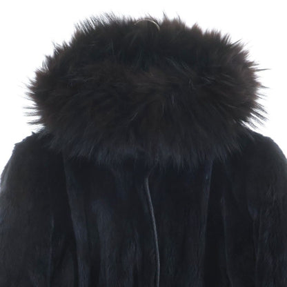 Prada Sport Ham Star Fur Coat Outer Black — view 3
