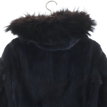 Prada Sport Ham Star Fur Coat Outer Black — view 4